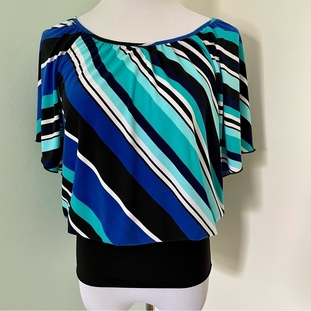 j.t.b. Dolman Sleeve Women’s Blouson Style Top Size Small